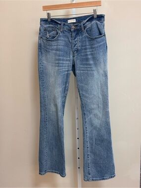 Oliver Logan High Rise Flare Jeans Women’s 29 Light Wash Stretch Denim